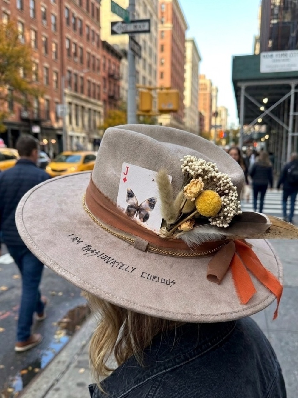 The "Passionately Curious" Boho-Western Custom Fedora